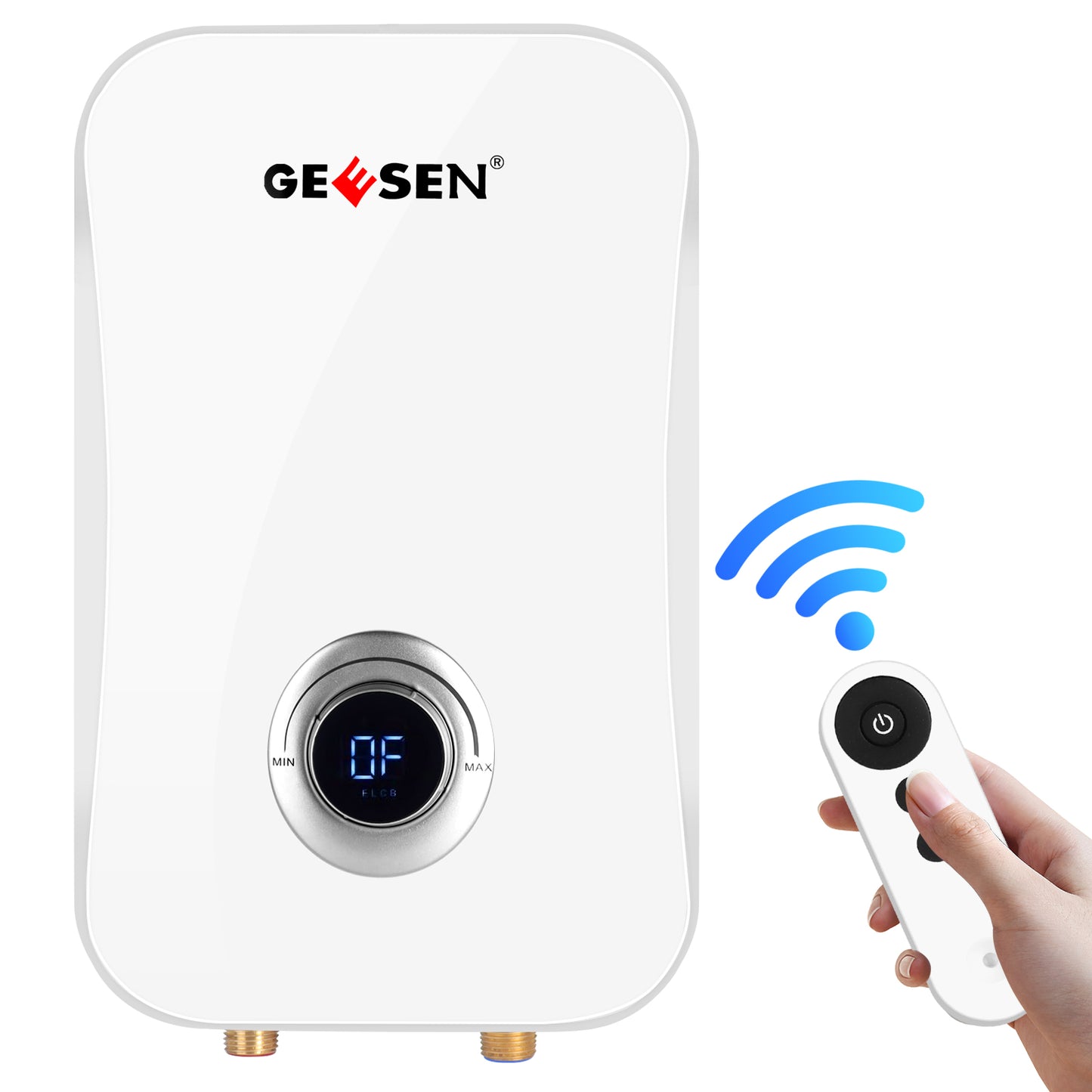 Tankless Water Heater Electric 9kW 240V, Instant On Demand Endless Hot Water Heater with Digital Temperature Display Point of Use for Residential Whole House Shower, ETL Certified