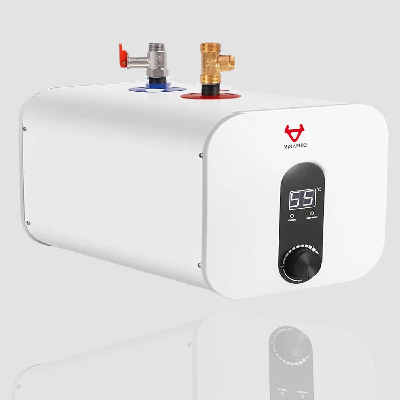 Electric Water Heater Smart 3.3 Gallon Point of Use Hot Water Heaters 120V
