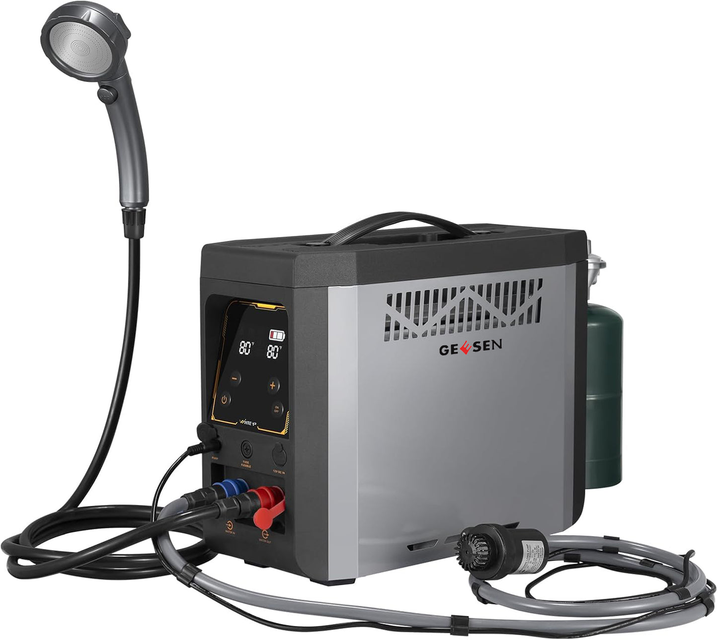 Tankless Water Heater Propane, METYA 0.8GPM 6KW Portable Instant Hot Water Heater