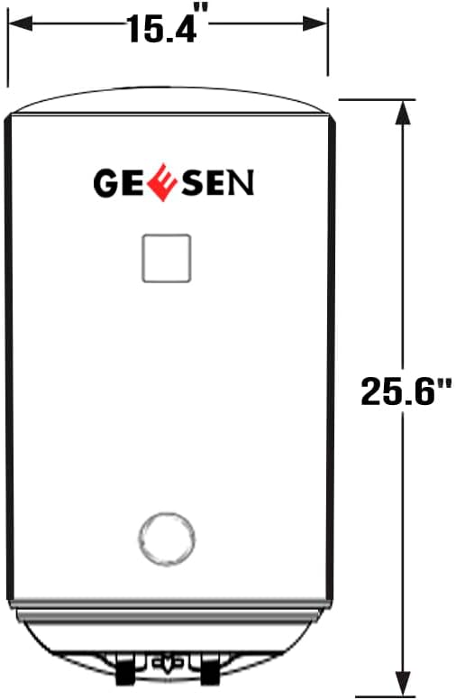 Geesen Indoor/RV Universal Electric Hot Water Heater for the whole family(13 Gallon)