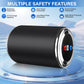 Dual Power Water Heater, 12V DC 200W/230V AC 1500W, 10L, for Caravan Camping UK Plug 230v RV Tank Water Heater, Instant for RV, for Camper with Double Power Supply & Remote Controller