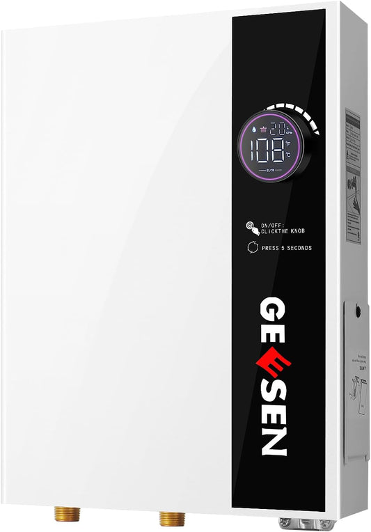 Tankless Water Heater Electric 14KW 240V, Instant On Demand Endless Hot Water Heater —ETL Certified